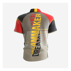 Chaqueta de jaula de béisbol de manga corta de alta calidad, tela elástica transpirable de secado rápido, 360g, colores personalizados, béisbol/softbol OEM - Product Image 4