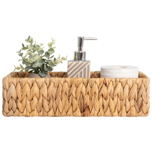 Boîte de rangement en jacinthe d'eau tissée à la main, boîte de rangement artisanale, écologique, naturelle, décoration intérieure et extérieure, vente en gros du Vietnam - Product Image 2