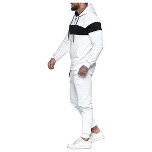 Sudaderas y Conjuntos Deportivos Personalizados de Felpa 100% Algodón Blanco para Hombre, Bordado de Alta Calidad, MOQ Bajo - Product Image 6