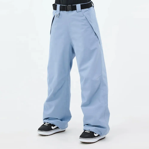 Pantalon de ski d'hiver unisexe pour adulte, style super ample, chauffant, imperméable, respirant, fermeture éclair - Tex 100% polyester - Product Image 3