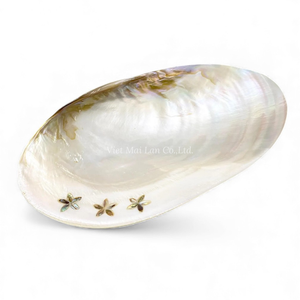 Assiette en nacre pour la vaisselle, le service de desserts et la décoration de la maison, fabriquée au Vietnam - Product Image 3