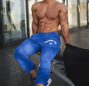 2026 pantalones de hombre Streetwear estilo recto Joggers con detalles de rayas curvas pantalones casuales de moda - Product Image 3