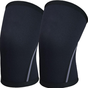 Logo personnalisé 7mm 5mm genouillères en néoprène genouillère flexible pour la protection en musculation et dynamophilie - Product Image 2