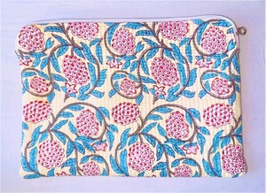 Housse matelassée pour ordinateur portable 15 pouces en coton multicolore Sacs pour ordinateur portable en coton matelassé - Product Image 3