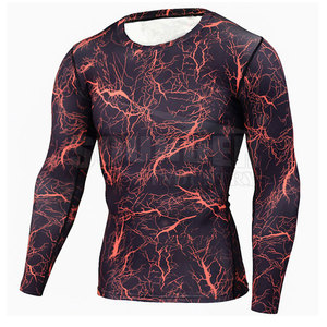 Rashguard pour homme de haute qualité, écologique, à séchage rapide, en Spandex/Polyester, pour l'entraînement de combat, vêtements de sport haute performance - Product Image 3
