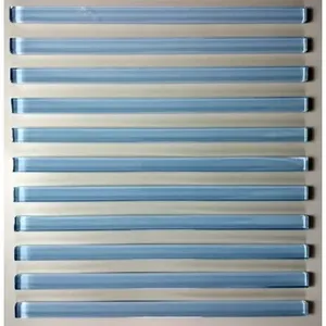 Listello เส้นดินสอแก้วตัดกระเบื้อง12x0.5นิ้วจำนวน20สีฟ้า/สีเขียว/สีเทา - Product Image 1