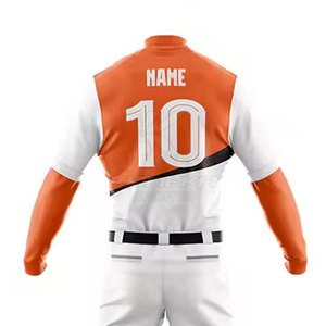 Prix de gros, ensembles d'uniformes de baseball respirants en polyester, grandes tailles, personnalisables, service OEM, fabrication pakistanaise de haute qualité - Product Image 4