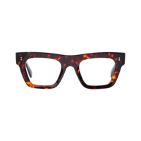 Lunettes classiques carrées surdimensionnées écologiques à monture intégrale pour visages en forme de losange, hommes et femmes, montures en acétate, lunettes personnalisées à motifs