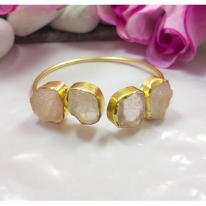 Gold Plated Brass Rough Fashion Cuff <b>Bracelets</b> - Product Image 3