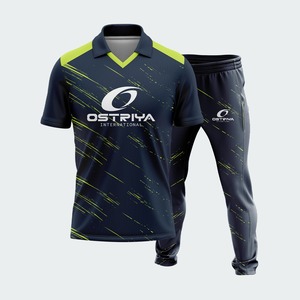 Ensemble de maillot et pantalon de cricket pour hommes, best-seller 2026, manches courtes, entièrement personnalisable par sublimation, uniforme pour adultes, disponible en toutes tailles - Product Image 5