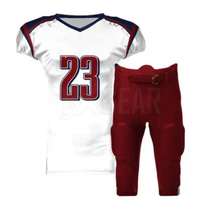 Kit d'uniformes de football américain à prix de gros avec des logos et des tailles de couleurs personnalisées disponibles pour les clubs, les écoles et les équipes du monde entier - Product Image 1