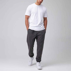 New Streetwear <b>Men</b> Acid Wash <b>Trouser</b> 100% Cotton Material Lightweight Quickdry Customised Logo <b>Printing</b> Available - Product Image 4