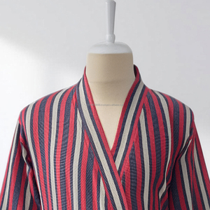 Peignoir unisexe 100% coton, best-seller, séchage rapide, vêtements de nuit d'été, tissu respirant, léger, toute l'année, fabrication ODM en Turquie - Product Image 6