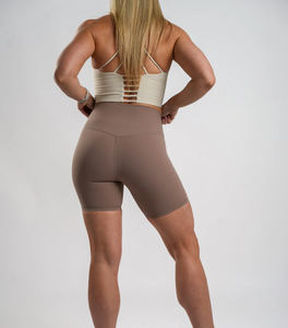 Custom Workout Shorts for Women Stretch, Anti-Camel <b>Toe</b>, Butt Lifting Yoga Shorts | OEM/ODM Activewear Supplier - Product Image 5