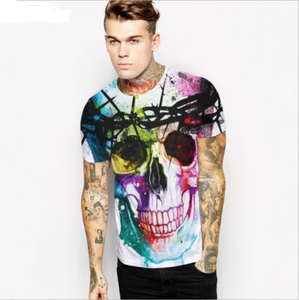 T-shirts à manches courtes pour hommes les plus vendus Nouveau design à la mode pour adultes Motif solide - Product Image 5