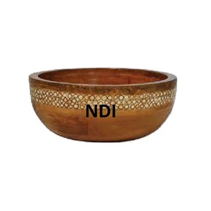 Casse-noix Snacks Bol De Service Pour Aliments Fruits & Légumes Salade Bol À Mélanger Vaisselle Décoration Alimentaire Servir Bols En Bois - Product Image 6