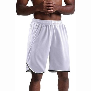 Pantalones cortos de malla de secado rápido de poliéster 100% personalizados, pantalones cortos deportivos de entrenamiento de pista sólida para hombres, pantalones cortos de natación de baloncesto de verano informales - Product Image 2