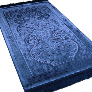 Tapis de prière islamique imprimés personnalisés de haute qualité, couleur unie, tapis de prière musulmans Jaenamaz pour un usage domestique - Product Image 2