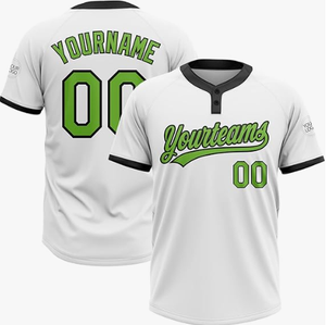 Camiseta de béisbol hecha a medida OEM, diseño cosido transpirable con impresión digital por sublimación, conjunto de estilo deportivo - Product Image 1