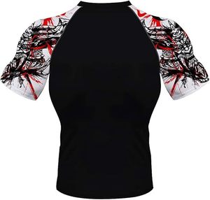 Camisa de compresión de sublimación Rash Guard de alta calidad Bjj Rashguard personalizado impreso hombres tecnología OEM camisa de manga larga - Product Image 4