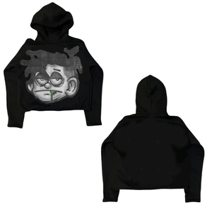 Wholesale Printed Autumn Polyester Cotton <b>Blend</b> Hooded Oversized Loose Hoodies Premium Warm Soft Cozy Durable Pocket Unisex - Product Image 5