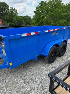 Livraison gratuite 6X12 10000 GWR Remorque à benne basculante Pompe 12V pour le travail et l'agriculture Compacte, solide et facile à remorquer - Product Image 2