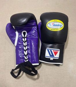 Haute qualité fait professionnel en cuir véritable meilleur vendeur gagnant couleur personnalisée gants de boxe boxe gants de sparring SI-BG-086 - Product Image 1