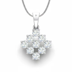 Pendentifs en or 14 carats et diamants naturels pour femmes, sertis de pierres |   0,55 carats |   Bijoux fins de haute qualité, commandes en gros disponibles - Product Image 1