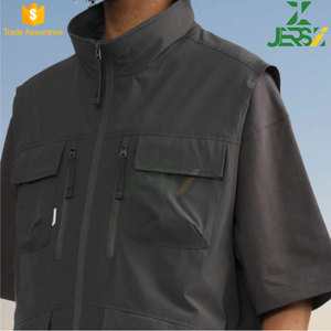 Gilet de travail d'automne en velours côtelé léger pour homme, camouflage, durable, respirant, utilitaire, sans manches, style streetwear - Product Image 3