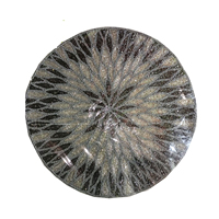 Sous-verre artisanal 3D de qualité supérieure en perles de verre, style rustique |   Décoration de table à manger indienne, résistante à la chaleur, ensemble cadeau en gros