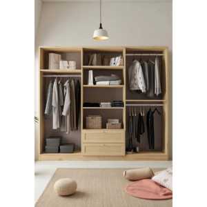 Nouvelle armoire à 2 portes avec penderie, capacité 6 vêtements - Product Image 3