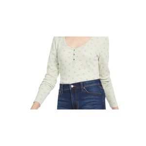 Magliette Henley Bianche Ultra Flirt Junior Taglia X-Large in Tessuto Lavorato a Maglia con Bordo Smerlato - Product Image 2