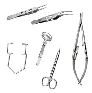 Juego de Instrumentos Oftálmicos Reutilizables Chun Tara Industries CTI-VOI-060, Instrumentos Quirúrgicos Oculares de Alta Precisión, Acero Inoxidable Médico - Product Image 2