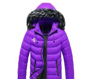 Chaqueta de invierno con logotipo personalizado de alta calidad, chaqueta acolchada con cremallera estampada transpirable de poliéster 100% de ATLANTIC - Product Image 5