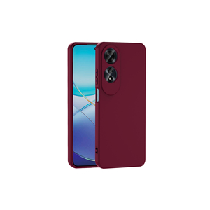 Coque en silicone Netzy Premium pour Oppo A60 Safa Mara Edition, violet foncé, protection de luxe avec emballage de vente au détail - Product Image 1