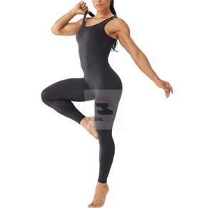 Body et combinaison de sport respirant à logo personnalisé pour femmes Design de yoga une pièce - Product Image 5