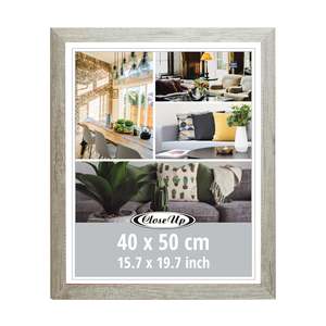 40 X 50 cm Simple Style Creative Pine Wood Photo <b>Frame</b> A4 Size <b>Canvas</b> Poster <b>Frame</b> with Driftwood Decor - Product Image 2
