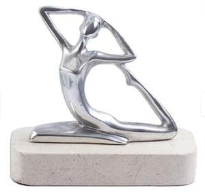 Stylish Cast Aluminium <b>Table</b> <b>Decorative</b> Abstract <b>Table</b> Top Sculpture Shiny Gold Finishing Handmade <b>Table</b> <b>Decorative</b> Sculpture - Product Image 4