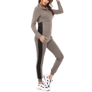 Nuevo Diseño Transpirable Personalizado de Conjunto Deportivo de Invierno para Mujer, Algodón Poliéster Grueso Ecológico de Secado Rápido para Correr y Entrenar - Product Image 2