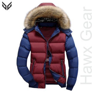 Meilleures ventes Veste rembourrée d'hiver pour hommes en toile respirante High Street Design pour adultes - Product Image 3