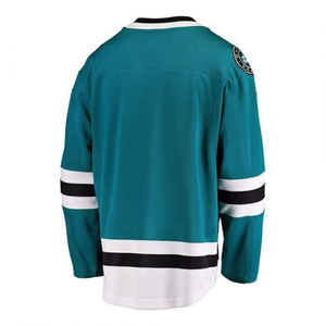 Jersey de hockey sobre hielo de tendencia de servicio OEM para hombres 100% poliéster ropa de hockey sobre hielo equipo uniforme número bordado logotipo personalizado - Product Image 4