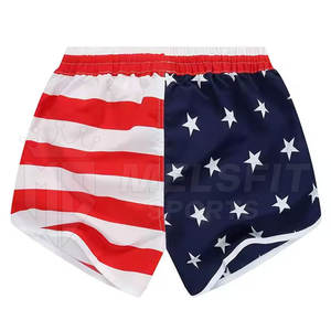 Shorts Casuales de Verano para Mujer, Cintura Media, Cómodos, Ligeros, Transpirables, de Poliéster, con Cierre de Cordón, para Uso Diario y de Playa - Product Image 3