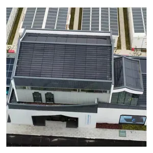 Fast Selling Colorful Solar Brick 60W to 70W BIPV Solar Panels N-type Silicon HJT Plane PV Tiles for Building Roof Tiles