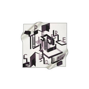 ผ้าพันคอทวิลลายเรขาคณิตขนาด90x90ของปิแอร์การ์แดง – เครื่องประดับศีรษะและผ้าพันคอ - Product Image 1
