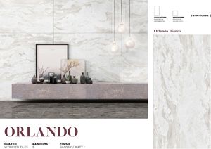 กระเบื้องพอร์ซเลนเคลือบเงาลายอิตาลีทันสมัยสำหรับใช้ในห้างสรรพสินค้าและโรงเรียนออร์แลนโดไบโอโคกันลื่น - Product Image 2