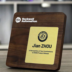 2025 Trophées de cristal en bois élégants Offre Spéciale personnalisés pour faire des Souvenirs de récompense Honor Plaques en bois vierges de luxe - Product Image 3