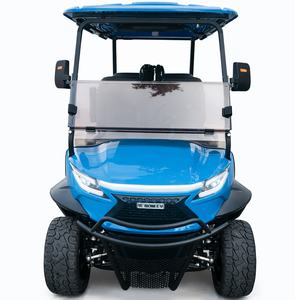 Carrito de golf eléctrico para cuatro y seis pasajeros, sistema de litio de 52V 105Ah, modelo para transporte en hoteles y resorts, a precio de fábrica con descuento. - Product Image 2