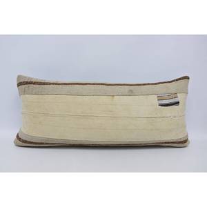 16x36 Beige Striped Wool Flat Pillow Luxury Bohemian Style for Living Room Woven Floral <b>Vintage</b> Square Floral Fluffy <b>Bedding</b> - Product Image 1