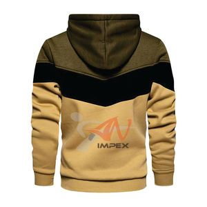Sudadera con Capucha de Hombre, con Costuras Tricolor, de Alta Calidad, de Forro Polar para Invierno, con Impresión de Logotipo Personalizado, Impermeable y Ecológica - Product Image 5