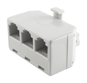Distributore telefonico modulare triplo bianco (GSC 2600944) - Product Image 1